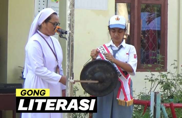 KEMERIAHAN BULAN BAHASA 2024 DI SMK KATOLIK MUKTYACA ENDE 